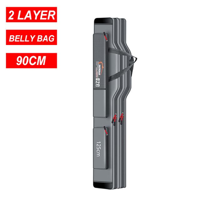 Портативная сумка для рыбалки со стальной проволокой, многоцелевая утолщенная водонепроницаемая прочная сумка для удочки, сумка для рыболовных снастей X277G