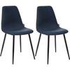 Set of 2 Scandinavian Style Chairs Tyka Atmosphera - Blue