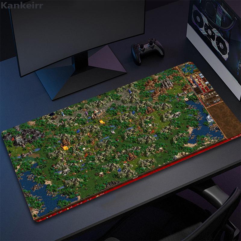 Heroes of Might and Magic Mousepad Pc Gamer Computer Keyboard Carpet Rubber Laptop Desk Mat LOL CS GO Dywan Cute Mouse Pad xxl