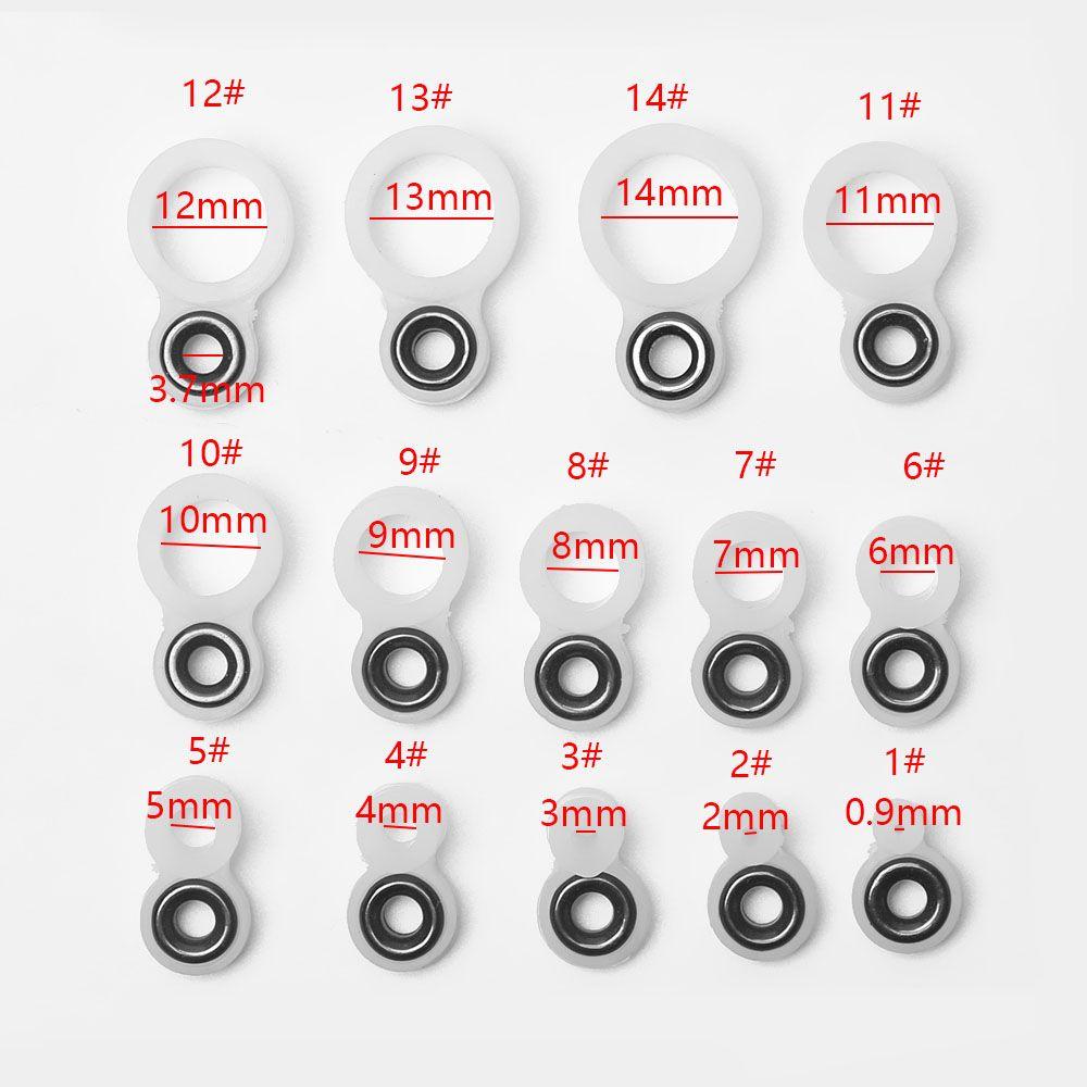 Guide Ring Fishing Tools O Ring Fishing Rod Wire Ceramic Ring Fishing Line Guide Silicone Ring