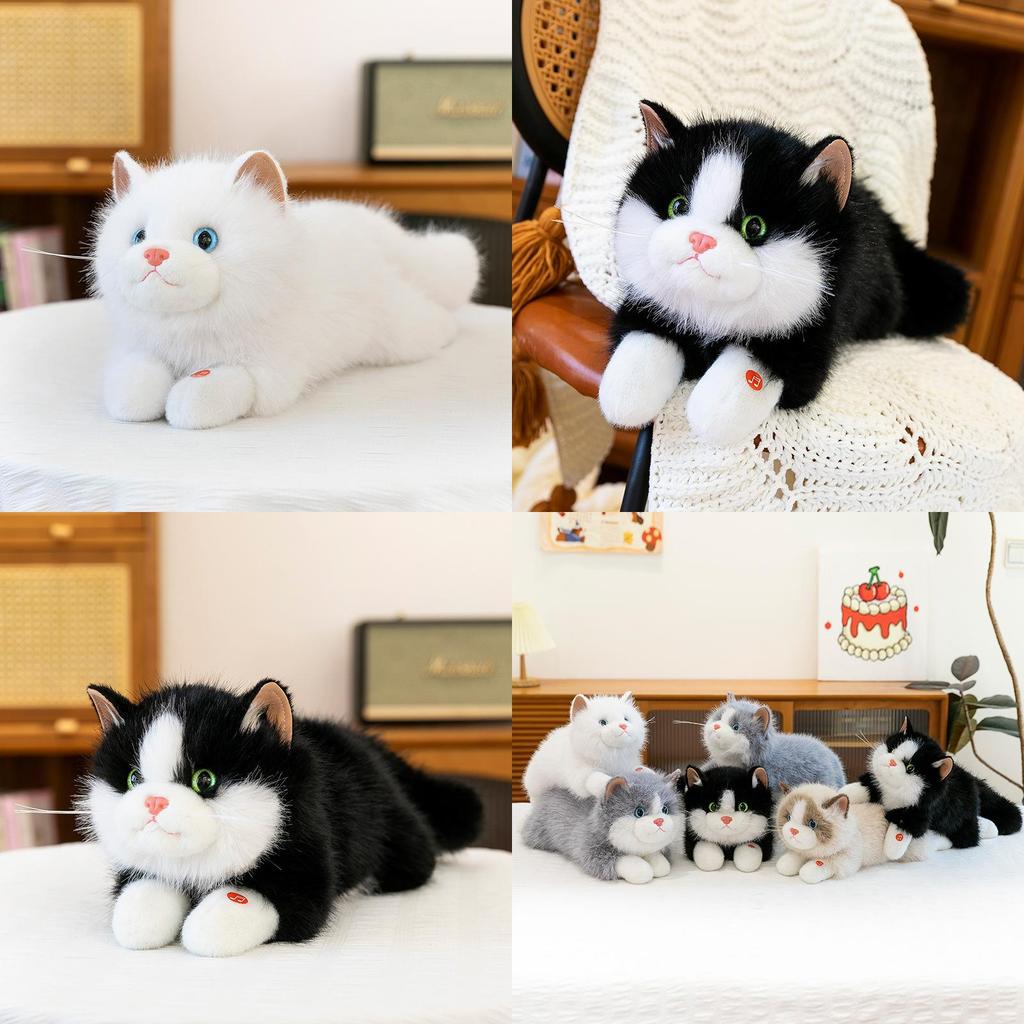 Cute Cat Plush Doll With Sound Function For Children And Gift Giving