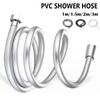 PVC Handheld Shower Head Hose Replacement Spray Water Pipe Shower Extension Tube  Toilet