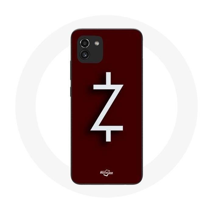 Case for Samsung Galaxy A03 Ozark Season 4 Logo Z White Red Background