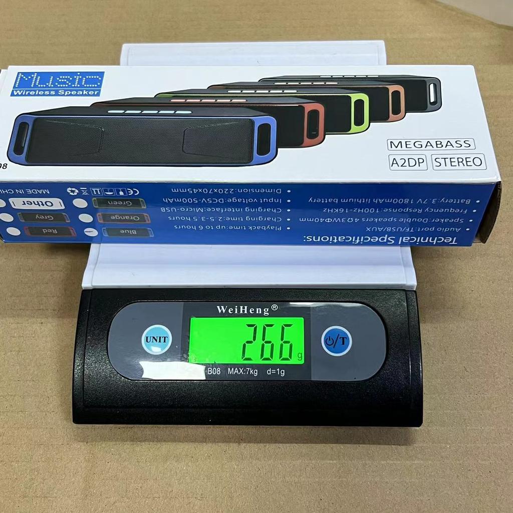 Портативная Bluetooth-колонка Беспроводная мини-колонка Усилитель Стерео Сабвуфер TF/FM-радио Встроенный микрофон Двойной бас