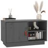 Vidaxl Szafka Pod Tv, Szara, 70X34X40 Cm, Lite Drewno Sosnowe