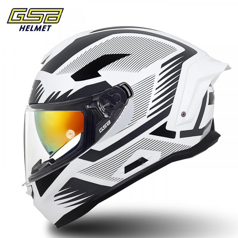 Full Face Motorcycle Helmet Men Women With Dual Visor ABS Shell 3C Certified All Season Riding Gear