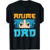 Mens Anime Dad Japanese Manga Fathers Day Anime Face T-Shirt Mens Vintage T-shirt Perfect for Home|Outdoor|Work|Gifting (Birthdays|Valentine's