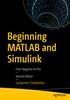 The Beginning MATLAB and Simulink : From Beginner To Pro Book