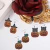 3 Pc/set Halloween Ghost Face Pumpkin Earrings, Can Be Worn On Halloween
