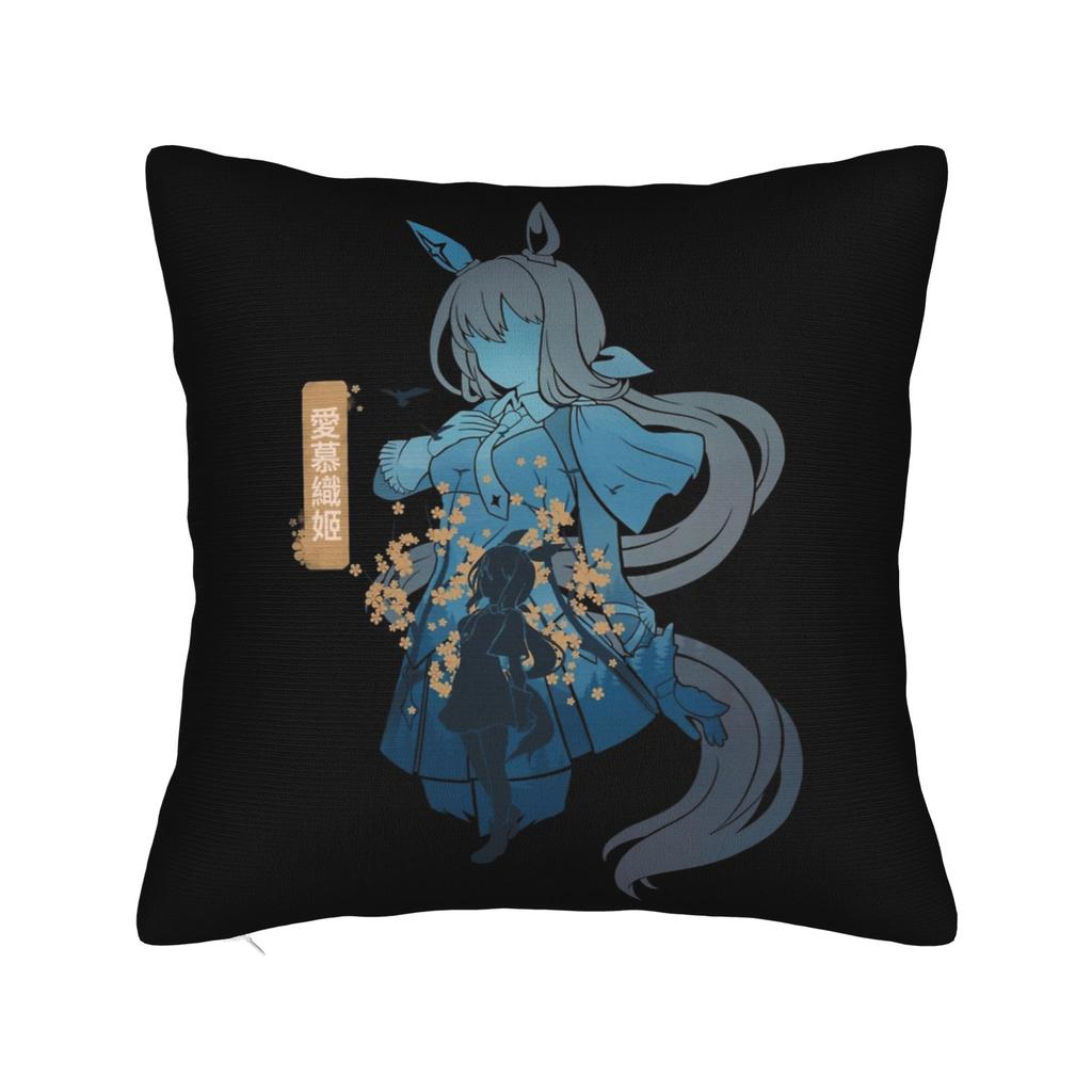 Gold Ship Uma Musume Anime Pillowcase Printing Cushion Cover Decorative Pillow Case Cover Home Square