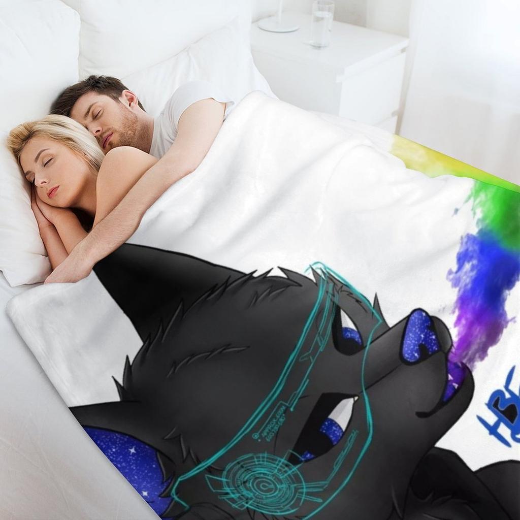 Wolfvenstar: I Need Space Throw Blanket anime Sofa Throw Quilt Bed Blankets
