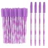 50Pcs Silicone Eyelash Brushes Makeup Tools Eyelash Makeup Brush Spoolers Eyebrow Comb  Girl