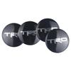 56MM 4Pcs Car Styling Aluminum Wheel Center Hub Caps Stickers For Toyota Rav4 Corolla Camry Aqua  Cross Yaris Auris TRD GR Sport CWF1