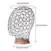 Hat Display Stand, Metal Hollow Mannequin Head with Wooden Base Wig Holder Stand for Caps,