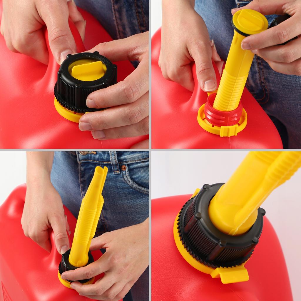 KADAX Канистра для топлива 6 л Канистра + сертификат на воронку