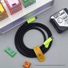 Силиконовый USB C - Type C кабель для быстрой зарядки 240 Вт, кабель для передачи данных Type C для IPhone 17 16 15 Pro Max, MacBook, iPad, Samsung S26