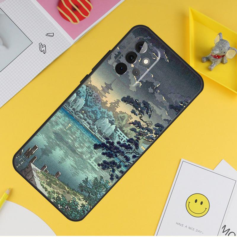 Чехол для телефона Ukiyo-e в японском стиле для Samsung Galaxy A14 A34 A54 A12 A32 A52 A51 A71 A53 A33 A13 A15 A25 A35 A55