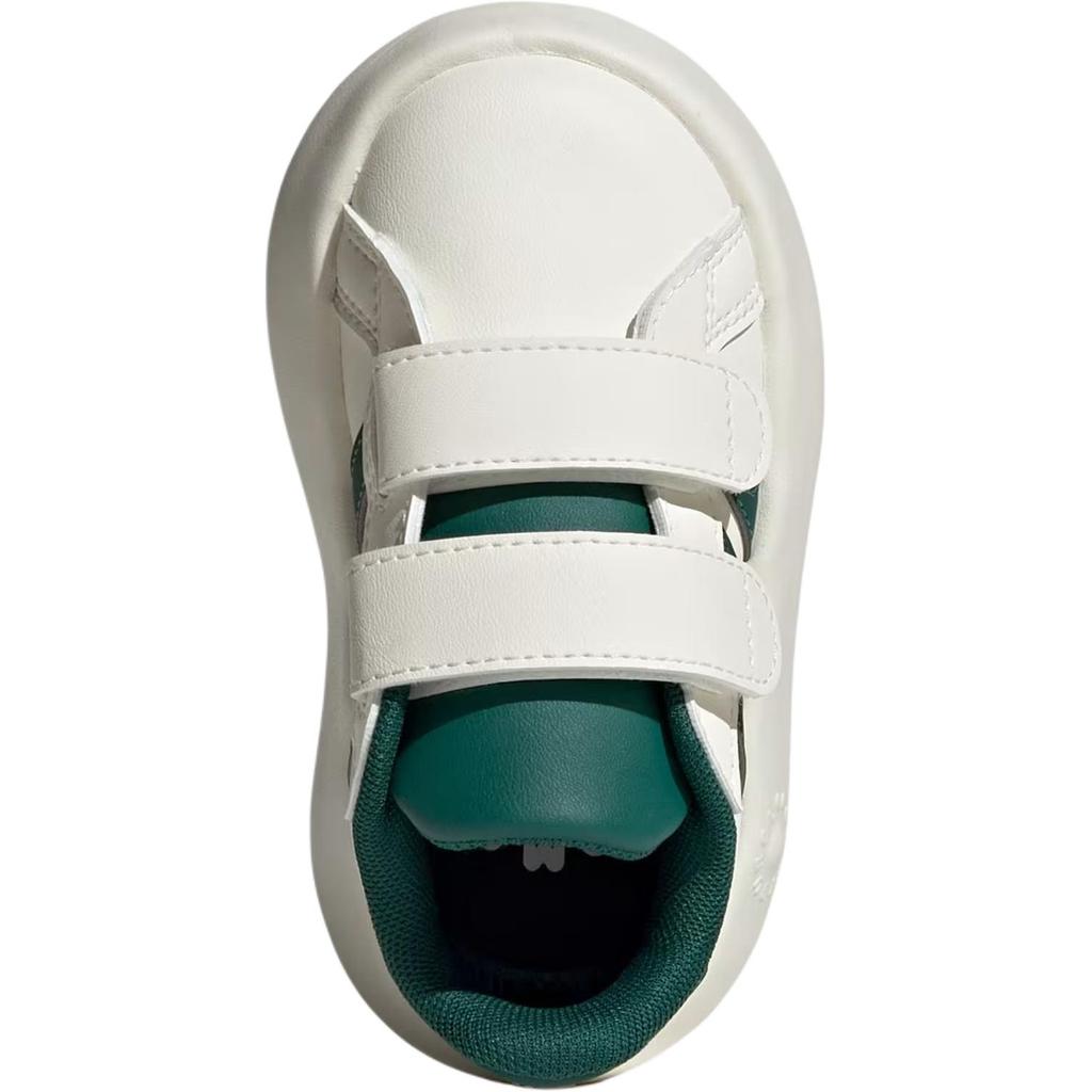Adidas GRAND COURT 2.0 Low top Toddler Shoes White Green Infant And Toddler JQ7996