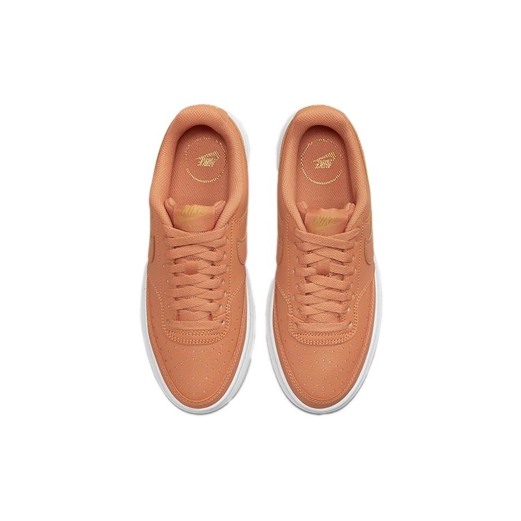 Nike Court Vision Alta Light Cognac Женские кроссовки Тан-Белый Металлик-Золото DM0113-200