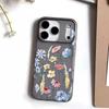 Роскошный Чехол Для Телефона Для Iphone 12 13 14 15 Plus 16 17 Air 11 Pro Max Тонкий Защитный Корпус Различные Мелкие Цветы Винтажный Чехол