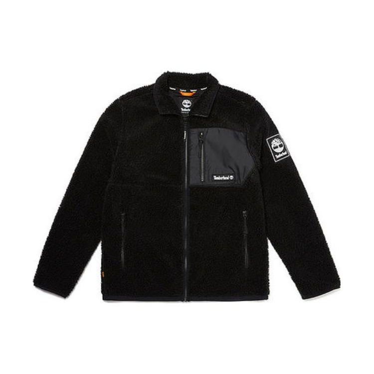 Timberland Теплая куртка из флиса Sherpa, унисекс, черная TB0A2AXT001