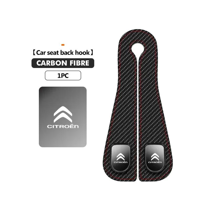 AOU4 Car Seat Hook Headrest Hanger Two Head Seat Back Organizer Hook For Citroen C5 C1 C2 C6 C4L DS3 DS4 DS5 C-Elysee Grand Berlingo