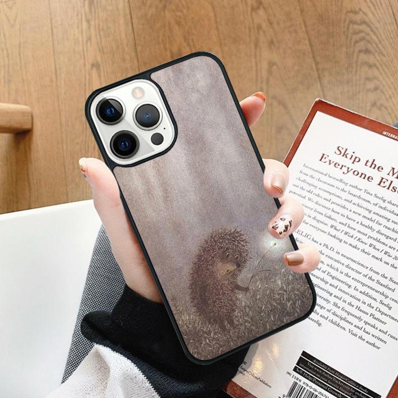 Чехол для телефона 'Ёжик в тумане' Для iPhone 17 Air 14 13 15 16 16e Pro Max Coque 12 11 Pro Max Для Apple PLUS fundas