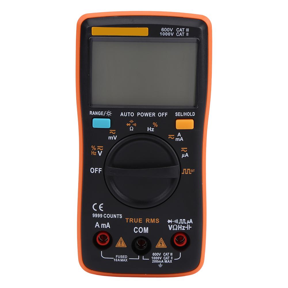 AN8008 True RMS Digital Multimeter AC Voltage Ammeter Current Ohm Meter Current Meter Ohmmeter Volt Ohm Meter Voltmeter