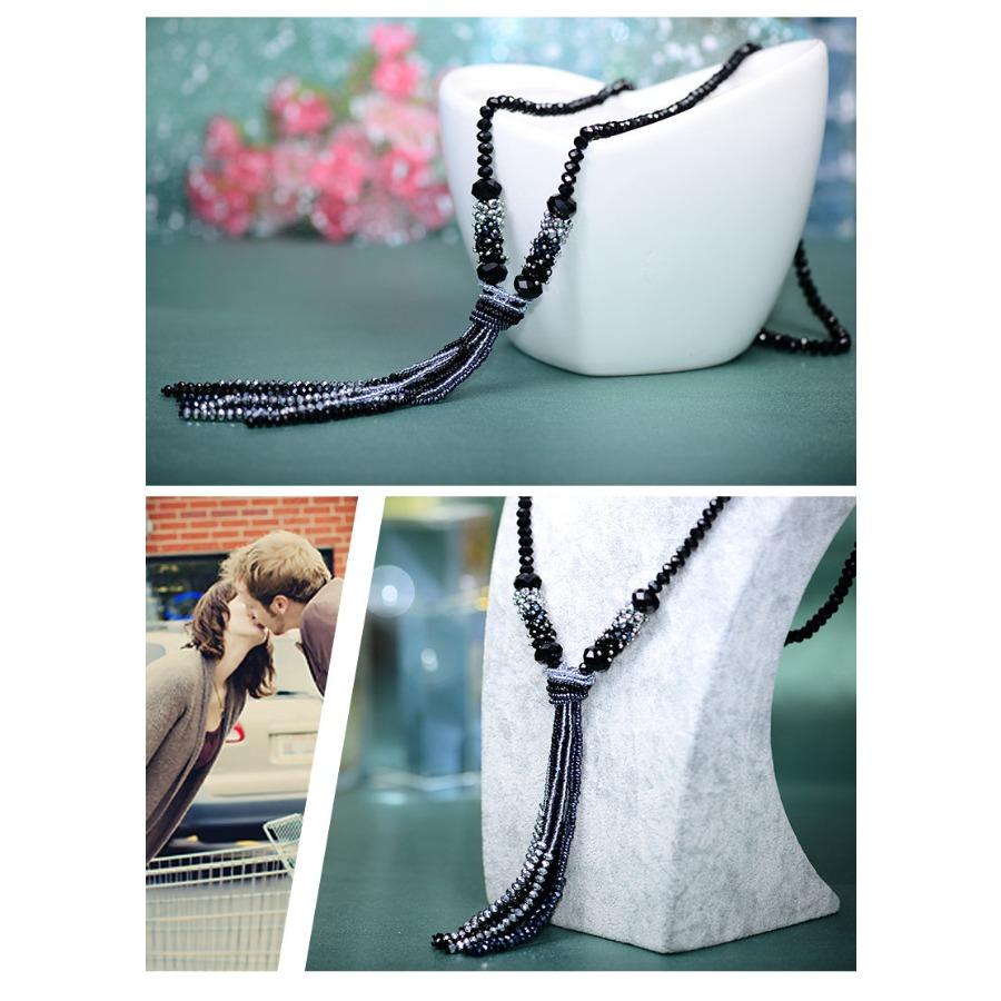 JMXD-jewelry, Женская длинная цепочка-свитер с бахромой, украшенная бусинами из австрийского хрусталя