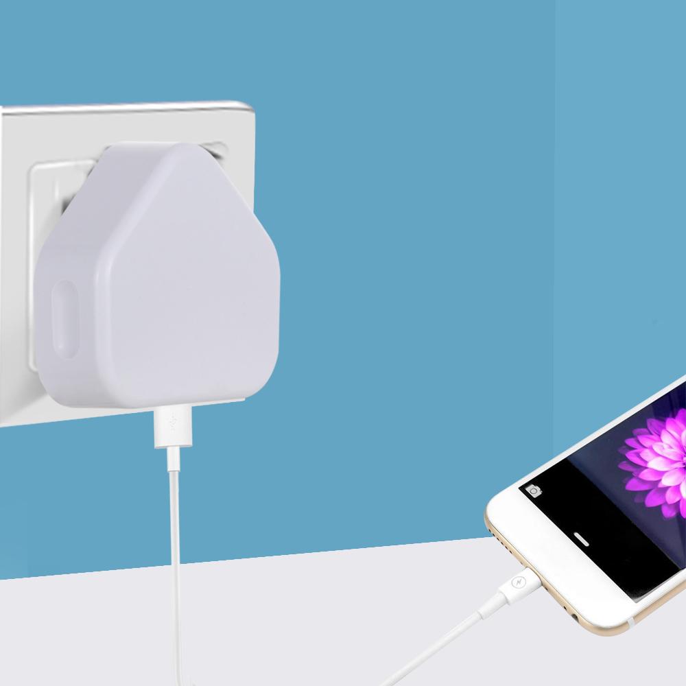 3-контактный адаптер питания Travel 5V 1A, британская вилка, USB-зарядное устройство, настенное зарядное устройство