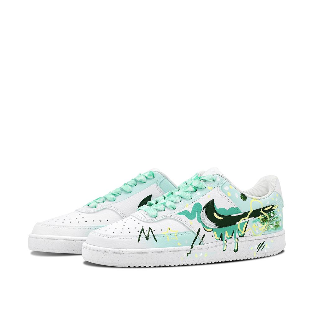 Nike Court Vision 1 Skateboard Shoes Men's Low Top White DH2987-110(Team309-QD)