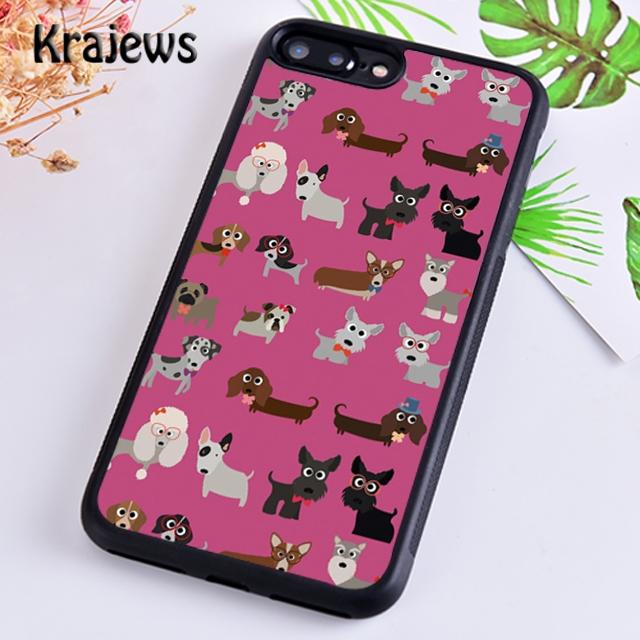Dachshund And Flower Phone Case Cover For iPhone 17 Air 16 15 14 plus 12 13 pro max coque