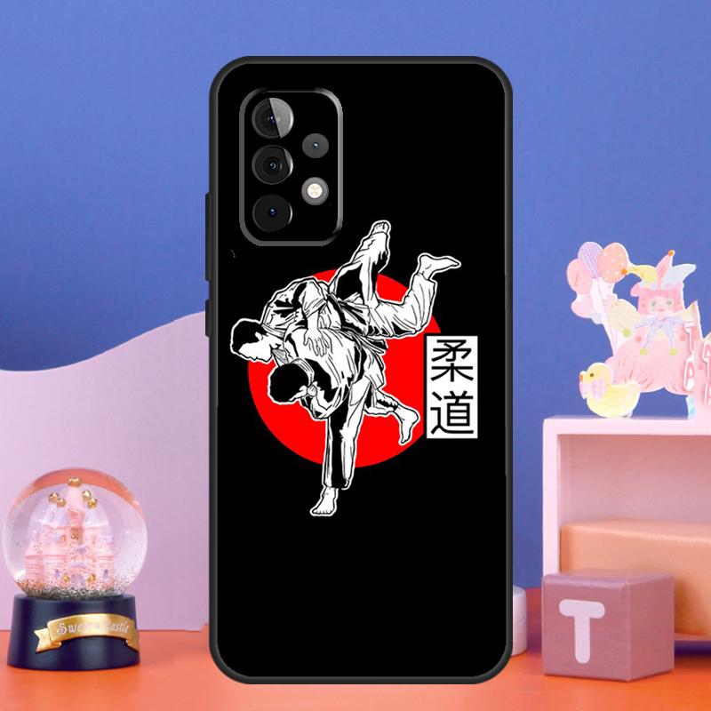 Чехол для Samsung Galaxy A52 A32 A22 A12 A14 A24 A34 A54 A53 A33 A13 A15 A25 A71 A51 с рисунком дзюдо