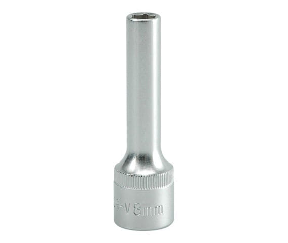 Yato 1/2" Long 6-Point Socket 8Mm