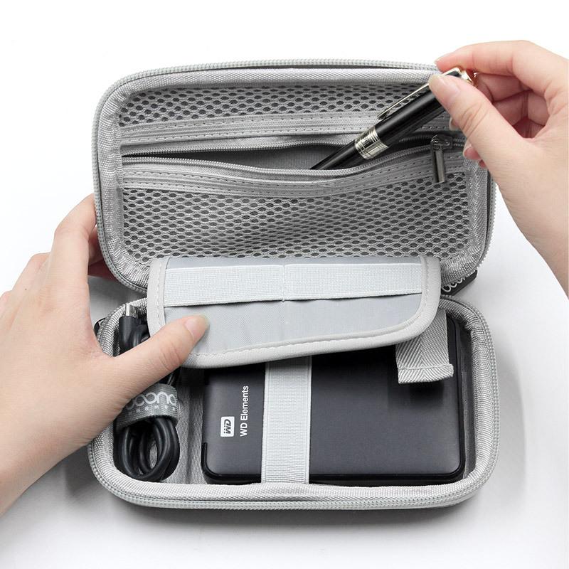 Цифровое устройство для гаджетов, HDD Power Bank, сумка для хранения аксессуаров для дорожной электроники, USB-кабель для передачи данных, органайзер для наушников, чехол