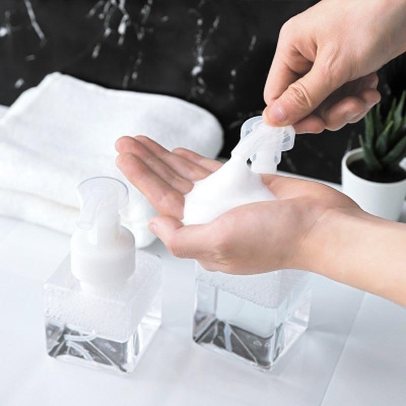 250/400ml Foaming Bottle Bathroom Portable Soap Dispensers Liquid Soap Shampoo Pump Bottles Bathroom Accessories