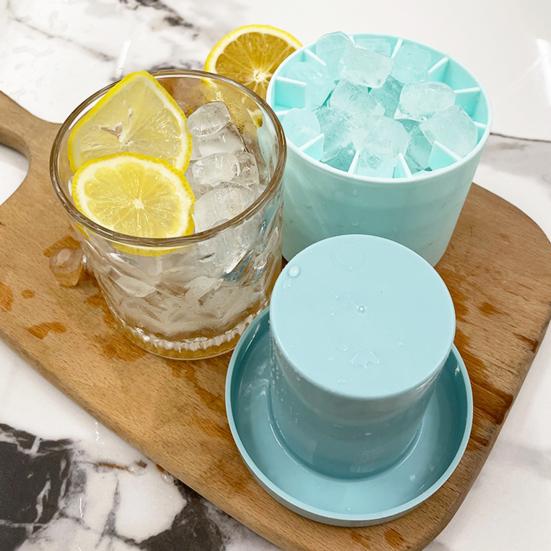 Ледогенератор пищевой силиконовый круглый цилиндр коктейльный кубик льда форма для приготовления барных принадлежностей