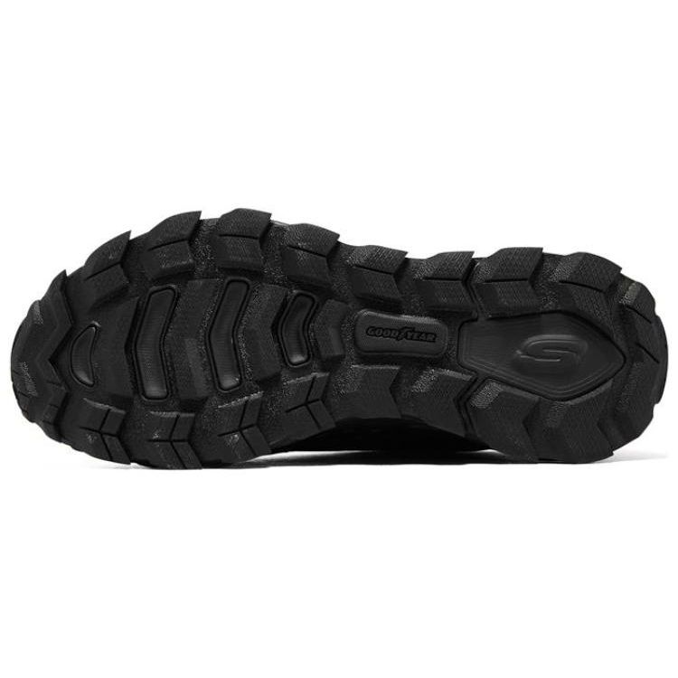 Skechers Max Protect Ткань Классические Универсальные Низкие Повседневные Кроссовки Мужские Кроссовки Черный 237308C-BBK