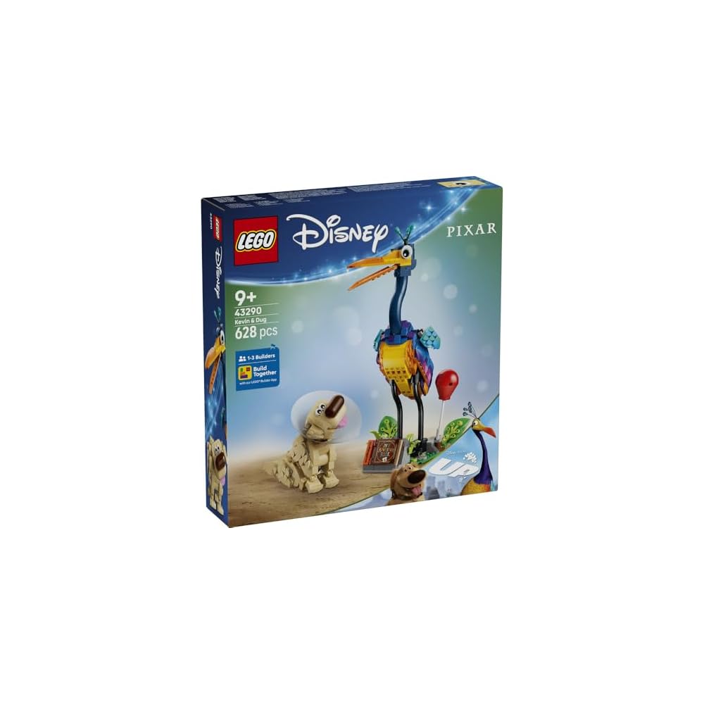 LEGO Disney Pixar Kevin and Dug Building Blocks Toy for Kids Ages 9-11 Educational Playset