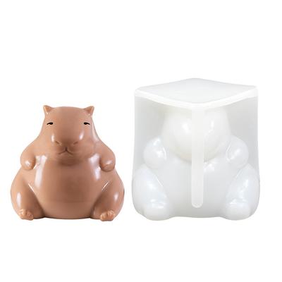 Милая силиконовая форма Capybara, мультяшное животное, молочное желе, пудинг, силиконовая форма для дома, кухни, выпечки, аксессуаров для вечеринки, ресторана