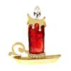 New Creative Candle Brooch Red Color Enamel Pin
