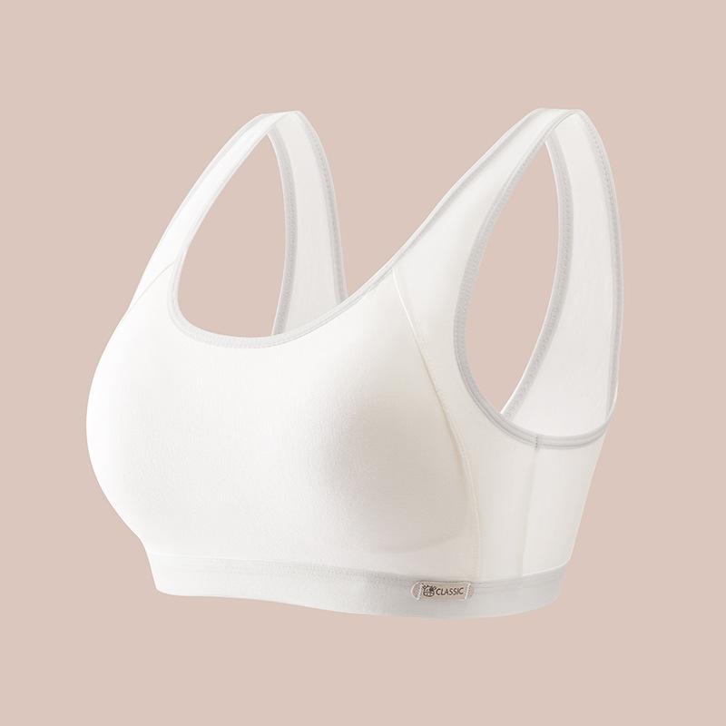 New girls bra youth development underwear junior high school students solid color cotton children's bra girls vest summer