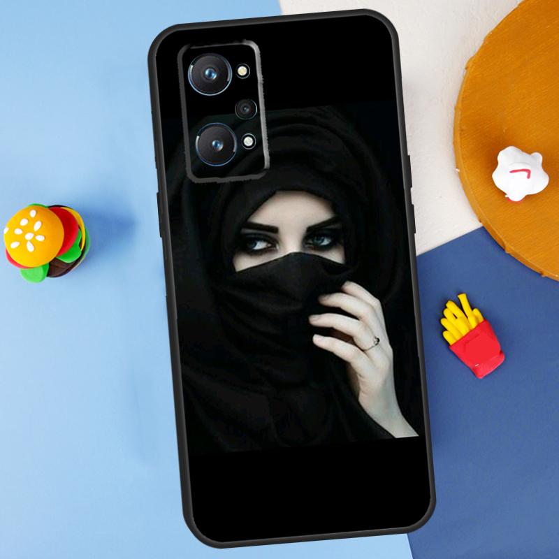 Мусульманская Исламская Арабская Девушка Хиджаб Для Realme 14 13 12 10 11 Pro Plus GT 6 6T 5 GT7 Pro C55 C51 C21Y C25S C67 C75 C53 C61 Чехол