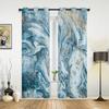 Мраморный синий и золотой абстрактный современный занавес для гостиной спальни шторы с высоким затемнением кухни плотные затемняющие шторы