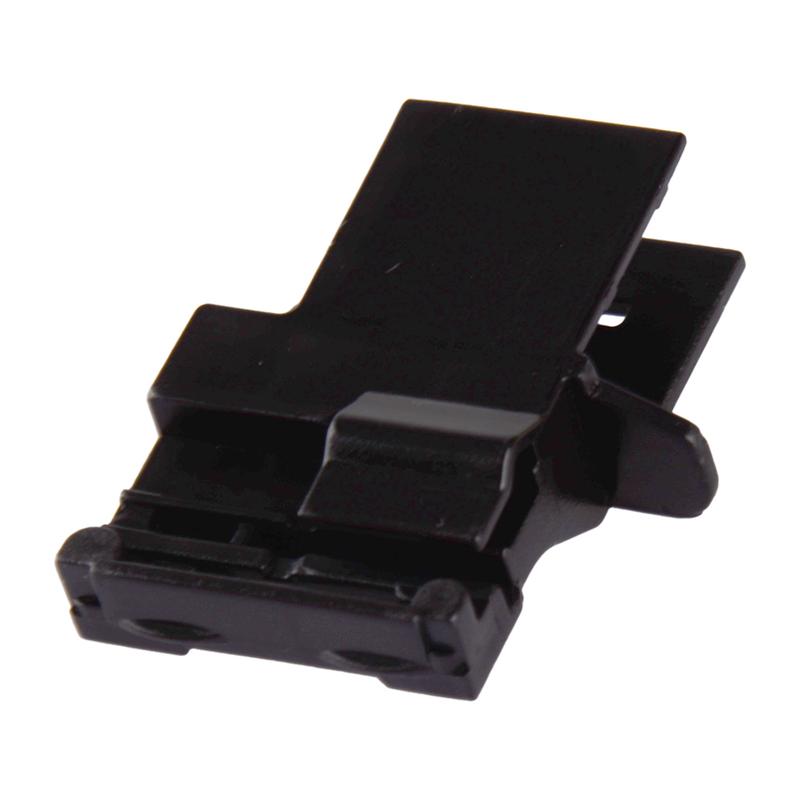 1 Pair Front Sunroof Sun Visor Clip Fixed Buckle 70800-TLY-H11 70800-TLY-H11ZA Fit For Honda CRV 2017- Black Plastic
