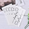 Heart Tattoos Temporary Ecg Tattoo Products Waterproof Disposable Tattoo Sticker