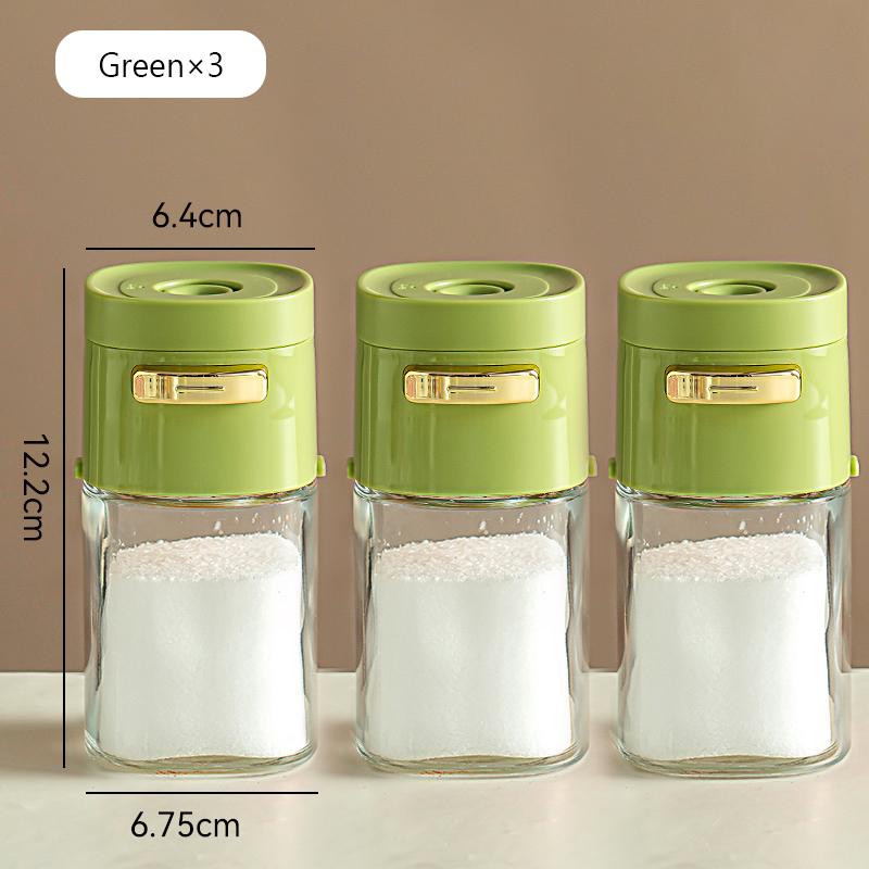 Кухонная бутылка для соли, стеклянная герметичная влагостойкая банка для приправ, многоцелевая коробка для приправ на открытом воздухе, регулируемая