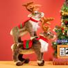 Cute simulated elk four unlike plush toy doll Christmas deer