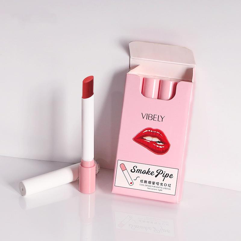 Женский макияж губ Сексуальная матовая стойкая водостойкая увлажняющая помада