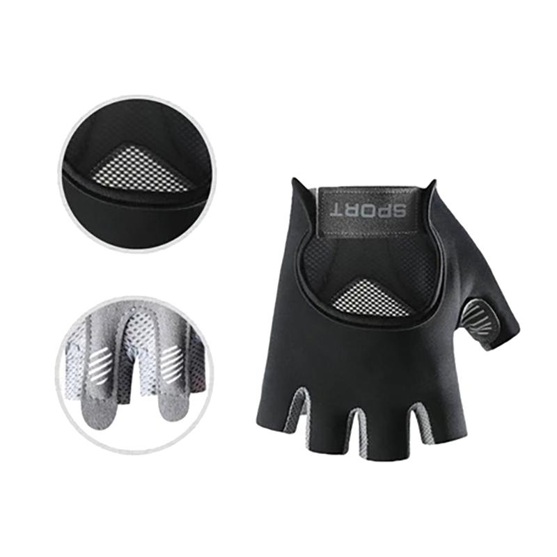 Sport Half-Finger Breathable Training Gloves Dumbbell Gloves For Fitness Yoga Cycling Weightlifting And Sports Exercises